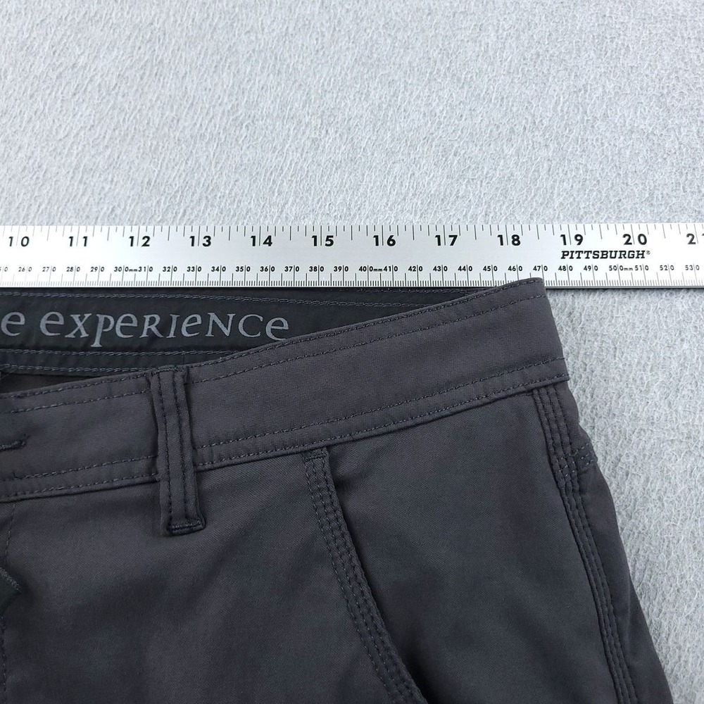 prAna Stretch Zion Relaxed Pants Mens 36x34 Charcoal Cargo Hiking UPF 50 Stretch - Picture 6 of 13
